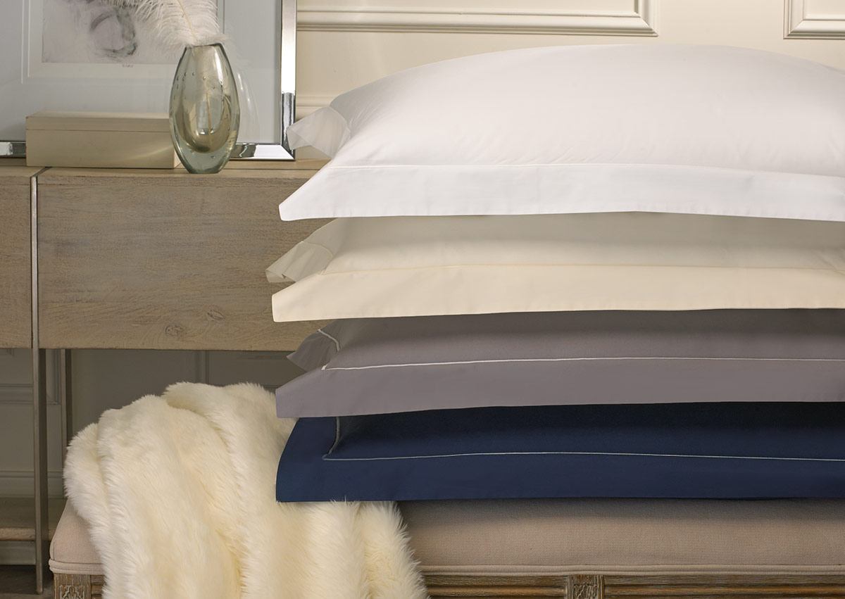 White Sateen Linen Set  Shop 600 Thread Count Cotton Hotel Sheets By  Sofitel Boutique